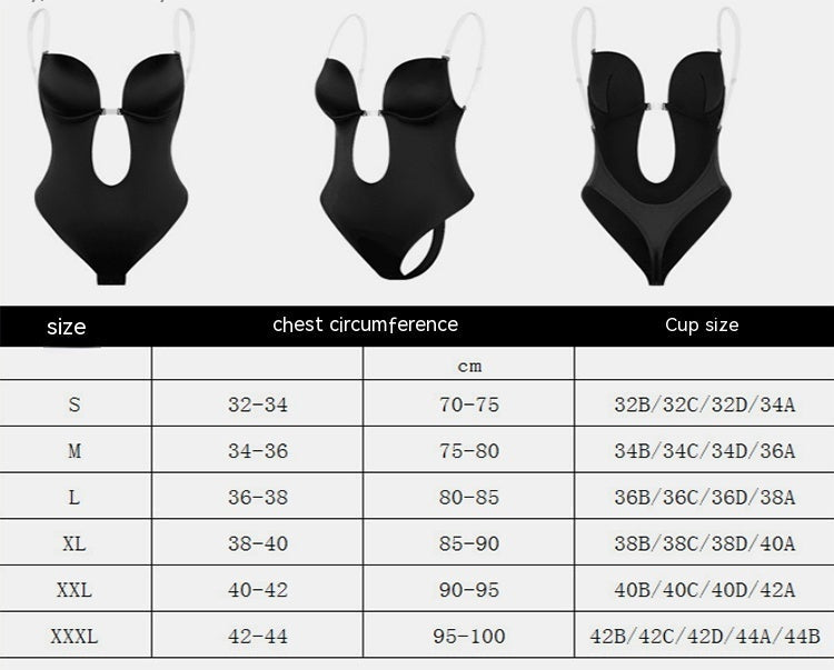 Corset Backless Shapewear – Tummy Control Bodysuit for Slimming & Invisible Support